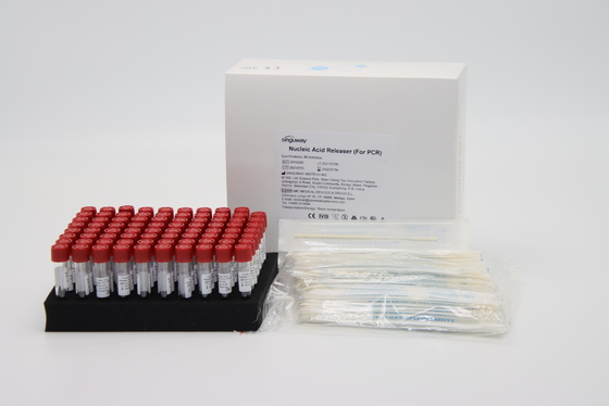 Ekstrakcja wirusa Odczynnik do uwalniania próbki biologicznej Zestaw do czyszczenia PCR Wymaz z gardła CE