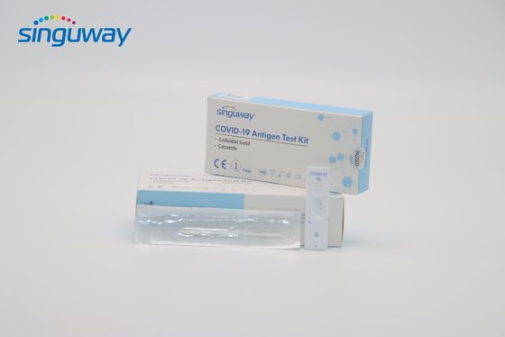 CE Coronavirus Ag Antigen Szybki test kasetowy Wymaz Wygodny osobisty test