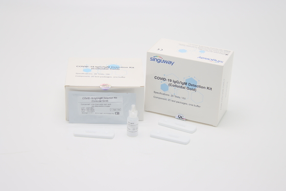 Zestaw do autotestu Rapid Igm Zestaw do autotestu przeciwciał metodą koloidalnego złota