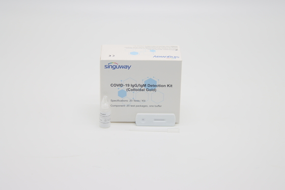 Zestaw do szybkiego badania przeciwciał H Pylori na wirusowe zapalenie wątroby typu B we krwi pełnej 20 testów