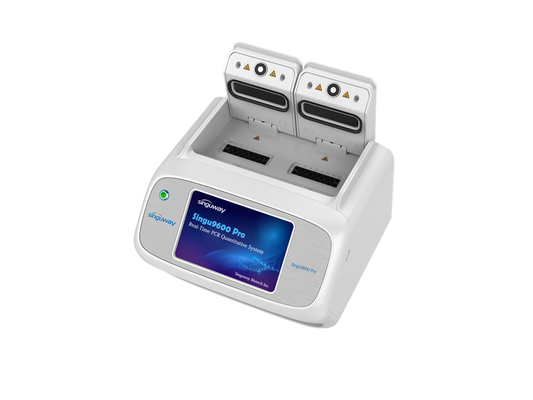 4x8well Podwójny Blok Czas rzeczywisty PCR Analizator Szybka maszyna testowa do próbek 32x0.2ml