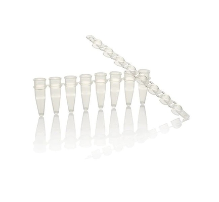 8 Union Strip Pcr-Pt Micro Pipe Akcesoria do PCR Cienkościenne probówki do PCR 0,2 ml